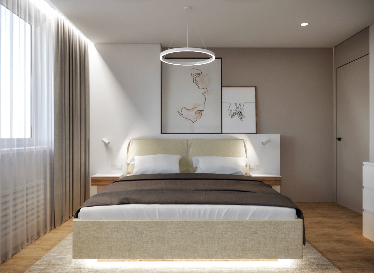 Проект для молодой семьи в центре Екатеринбурга, рядом с парком.