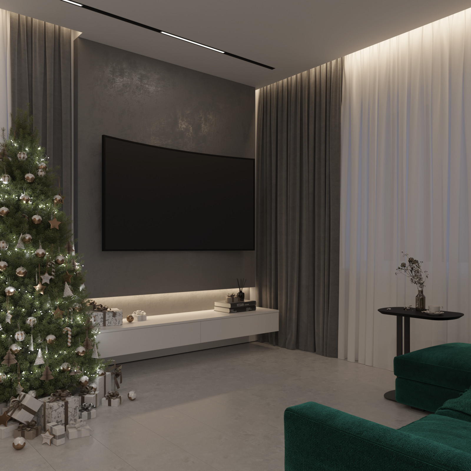 Дизайн-проект загородного дома 100 кв.м.