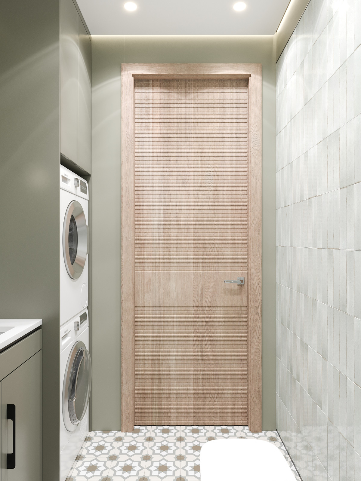 Крылатское, гостевой санузел, постирочная