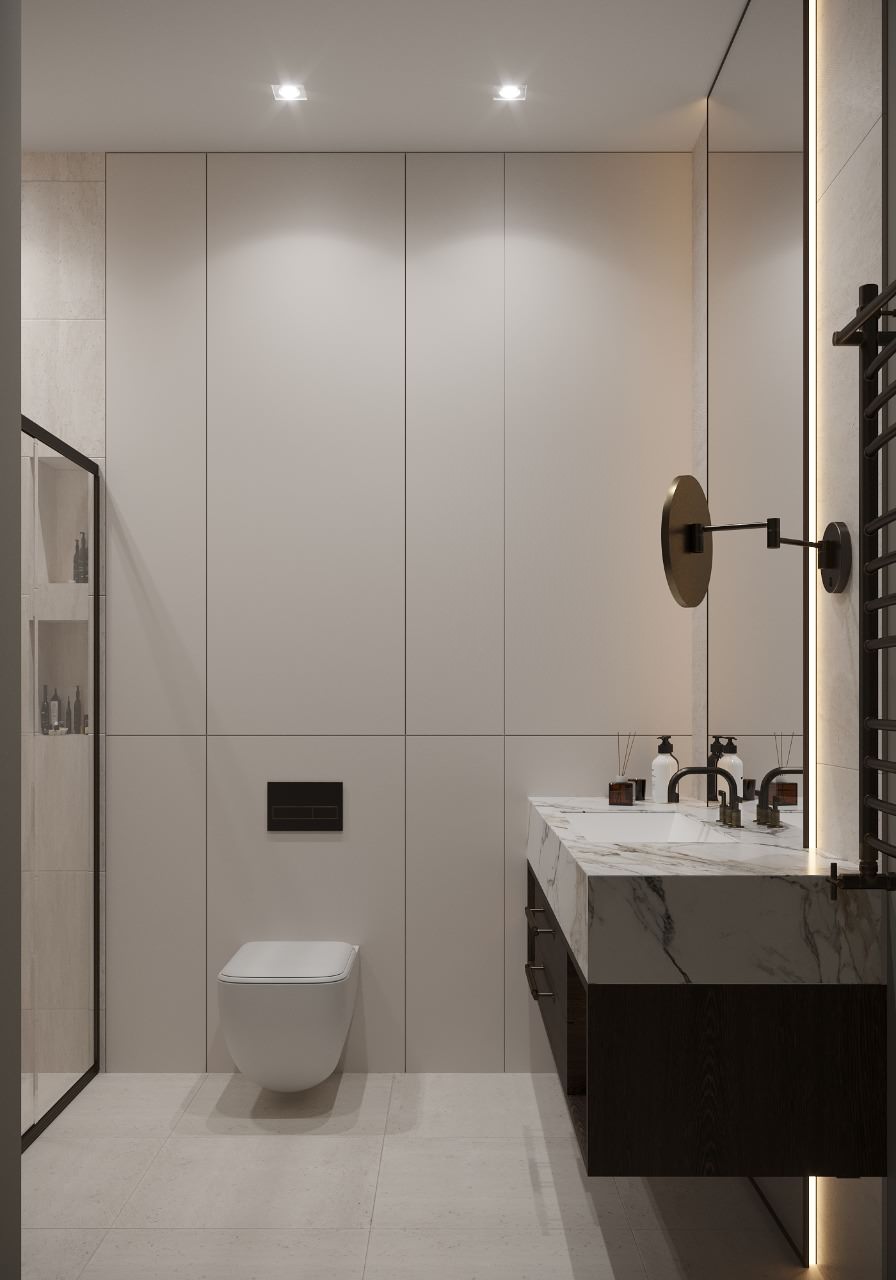 Дизайн-проект пентхауса продолжение 180м2 в г. Владивостоке