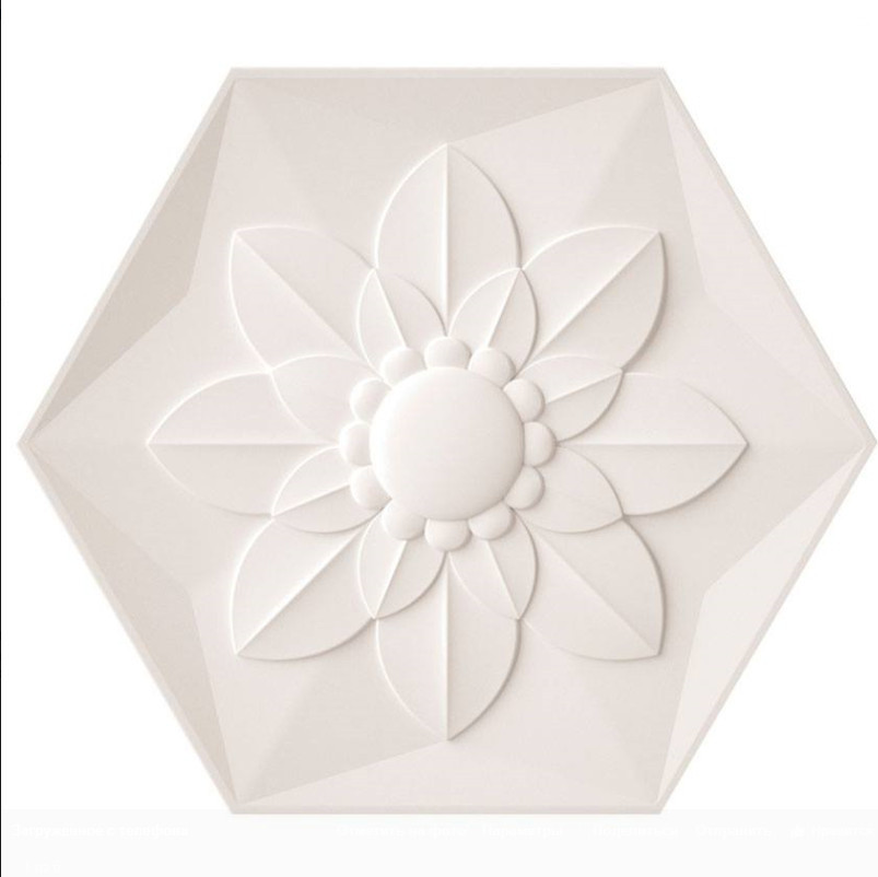 Объемна плитка геометрия для ванной и гостиной