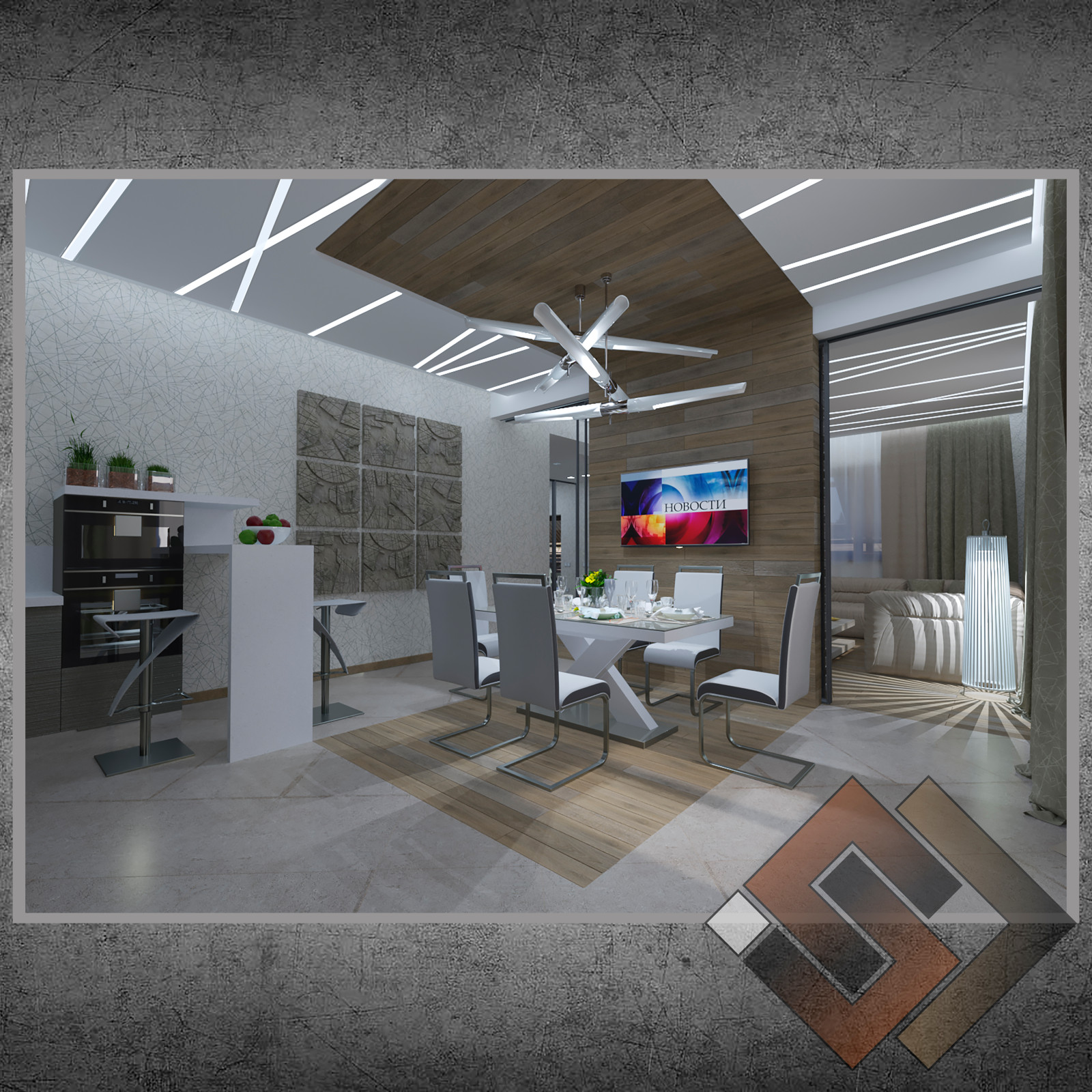 Частный дом в лаконичной концепции