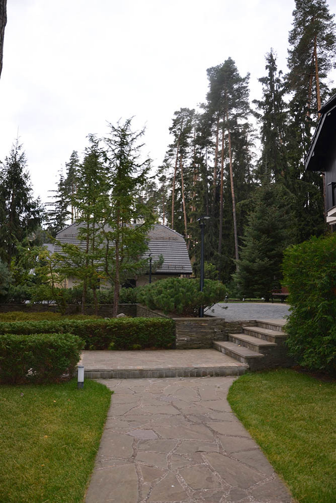 Сад с водоемом в КП " Сосновый Бор"