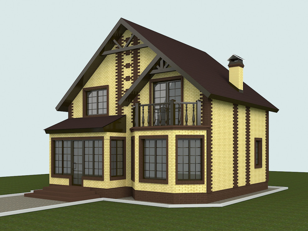 Проект дома с интерьером