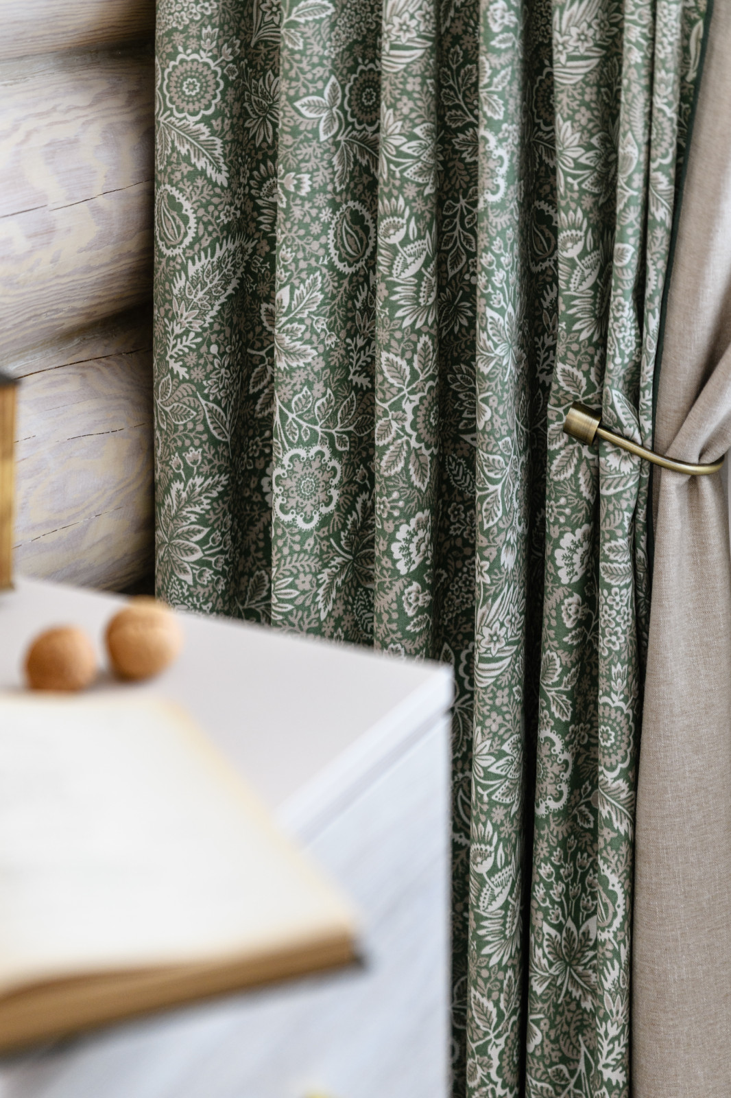 Фотосъемка штор для спальной комнаты