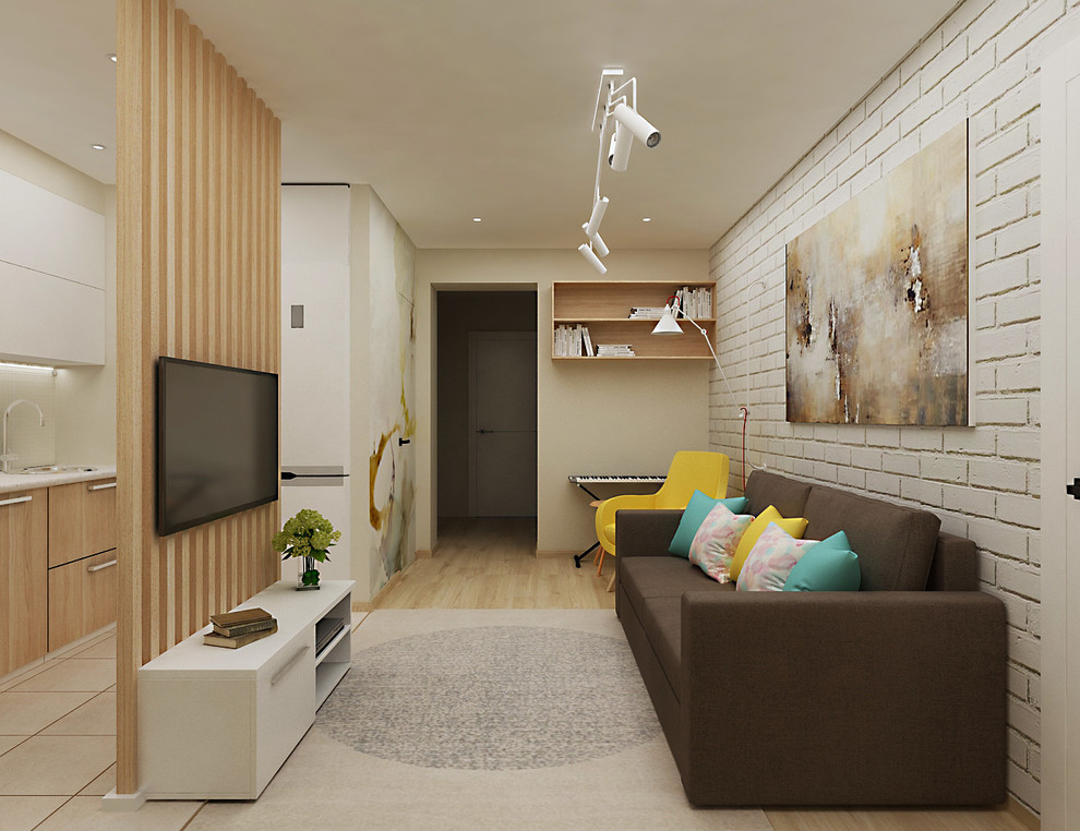 ДИЗАЙН ТРЕХКОМНАТНОЙ КВАРТИРЫ «SUNSHINE»