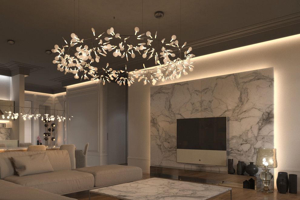 Неоклассический интерьер в центре  Санкт-Петербурга