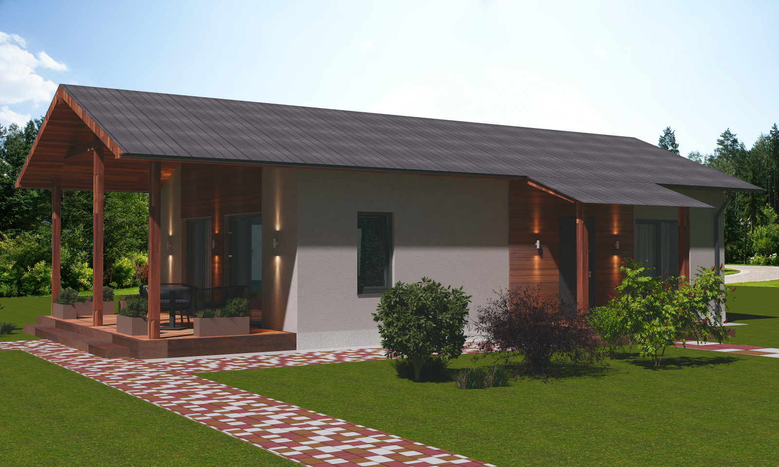 Проекты недорогих домов, для строительной фирмы