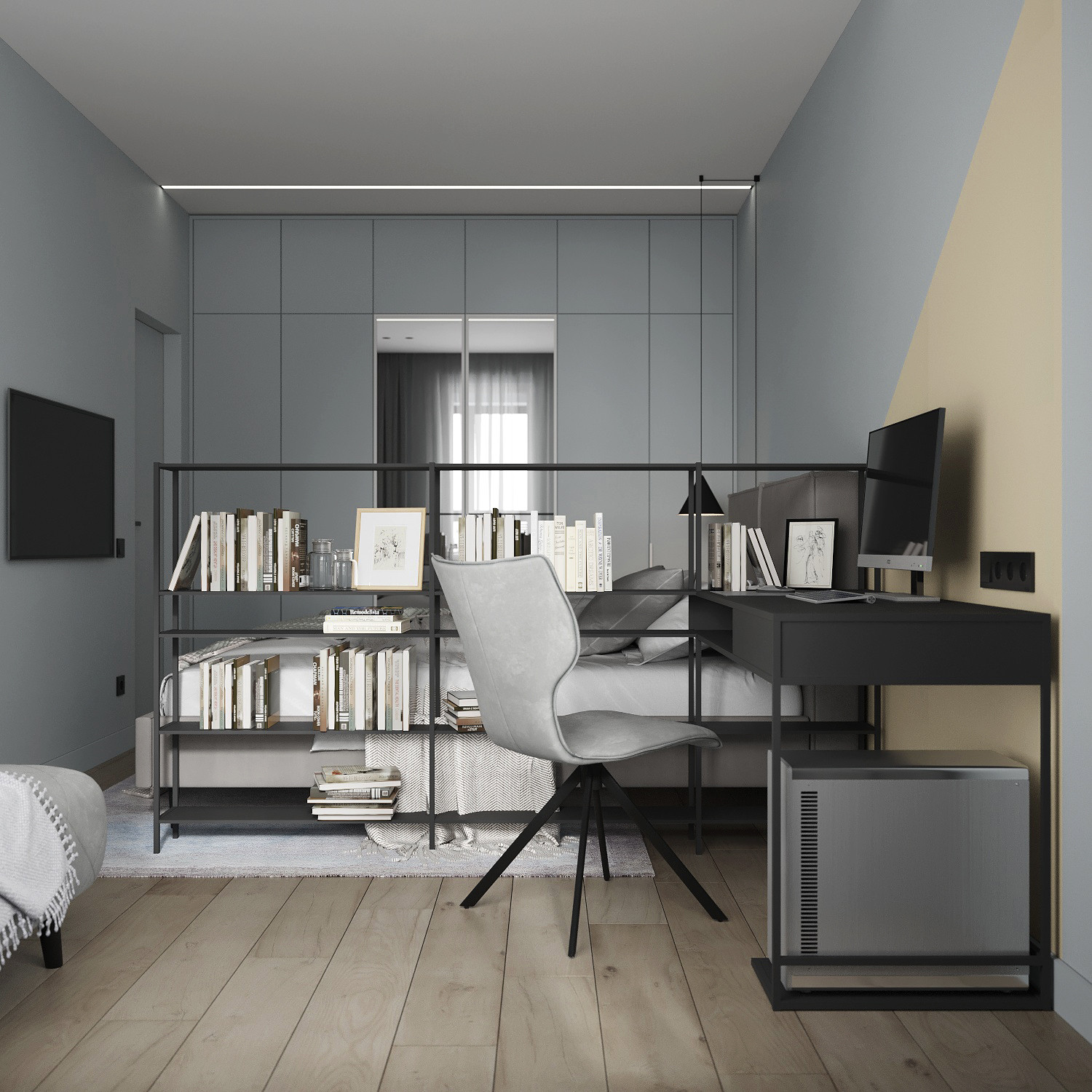 Простые формы в однушке 35 м2