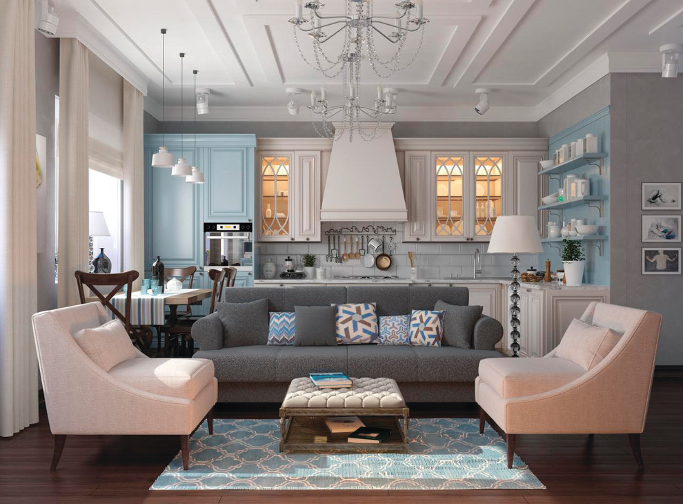 Обложка проекта: Квартира в американском стиле