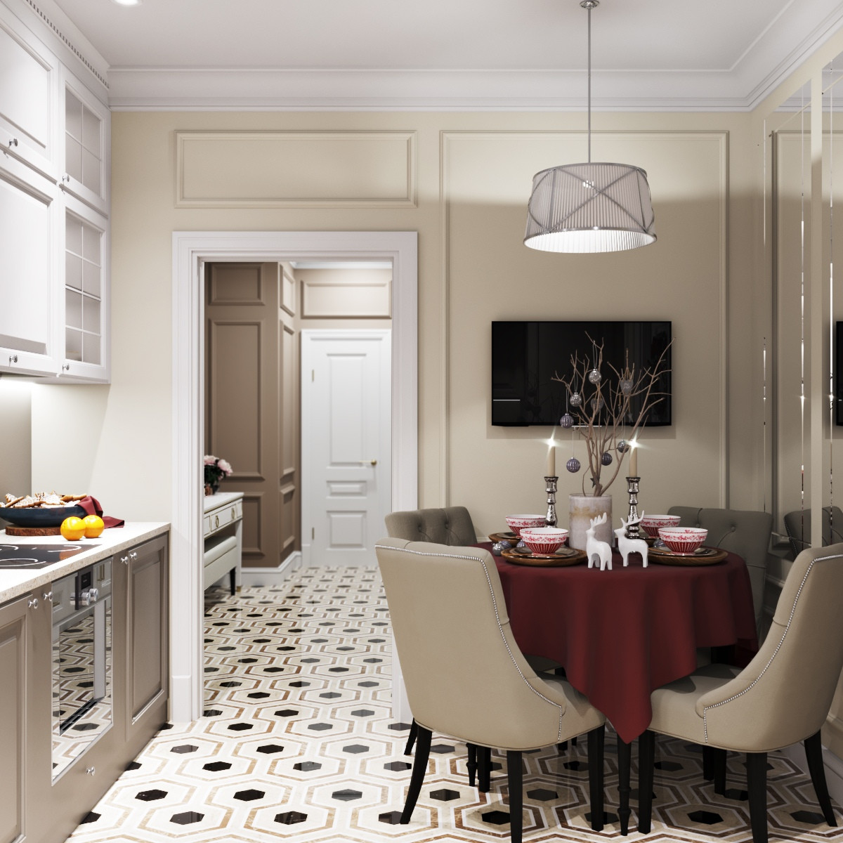 Дизайн-проект квартиры в ЖК Две столицы, 65 кв.м