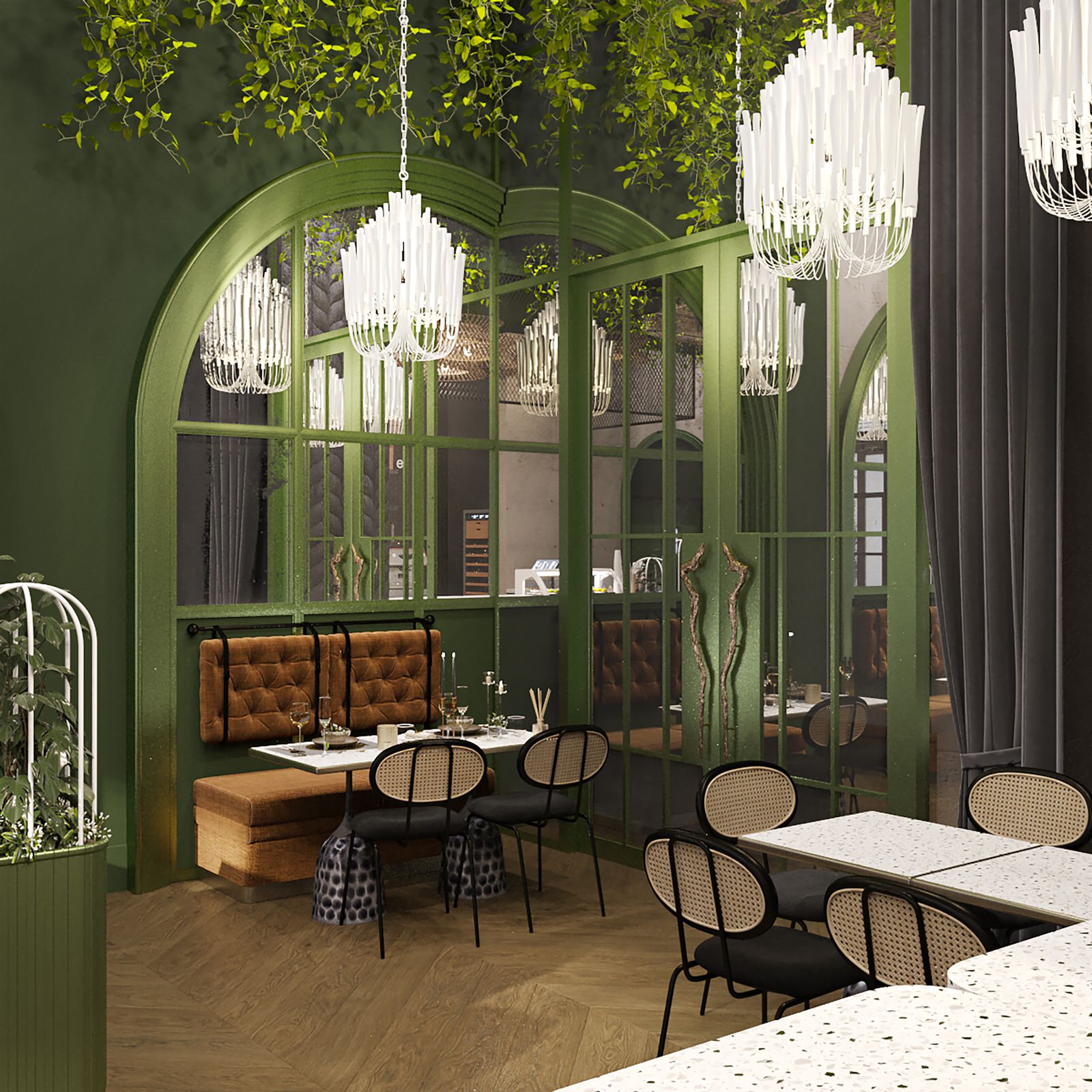 Дизайн-проект интерьера Кафе-Кондитерская