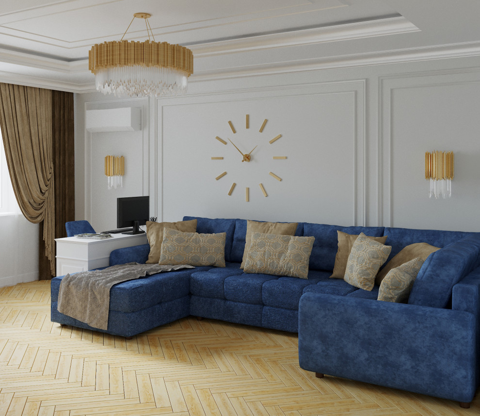 Воздушная неоклассика. Квартира, город Таганрог