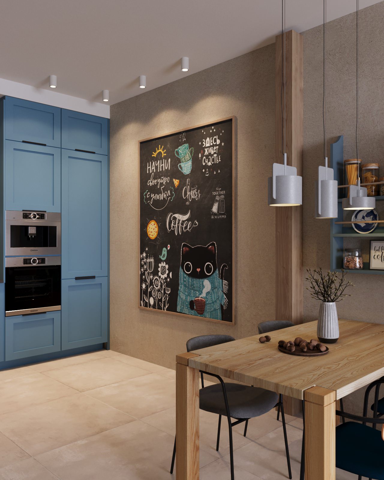 Проект однокомнатной квартиры в Санкт-Петербурге, очень самобытный