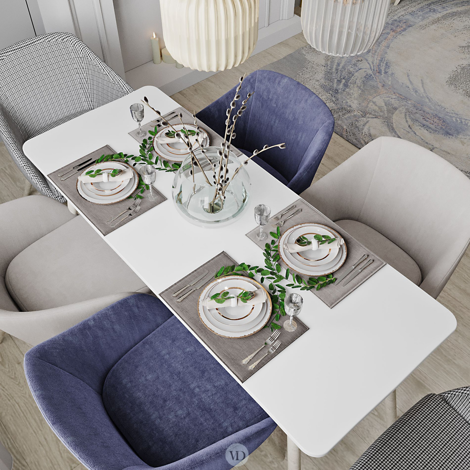 Дизайн-проект квартиры Яблочкино