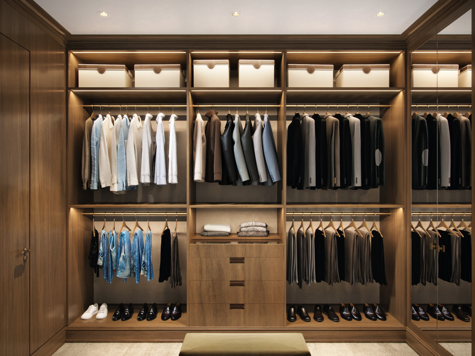 Детали интерьера: гардеробные