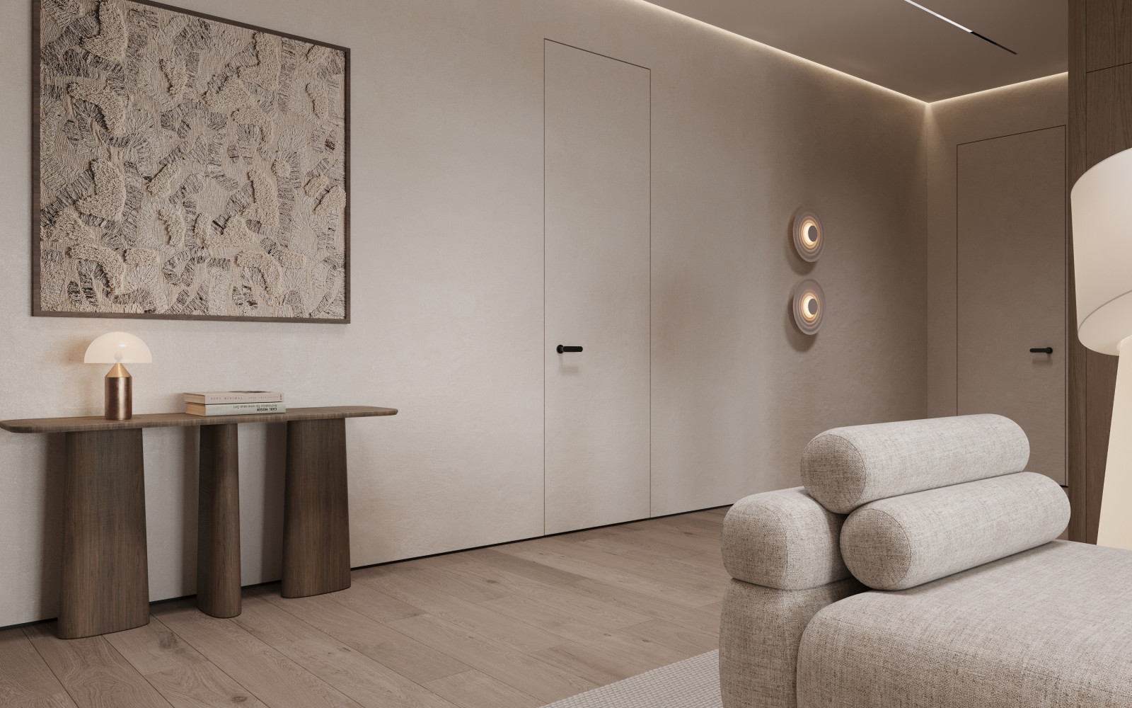 Коттедж (240 кв). Кухня-гостиная