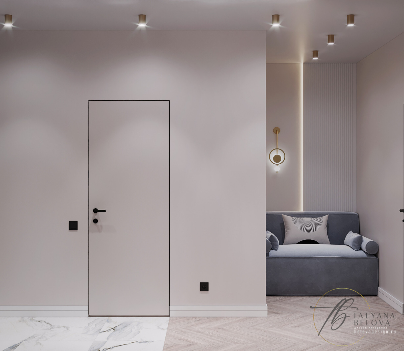 Метрополис, однокомнатная квартира 44,4 кв.м