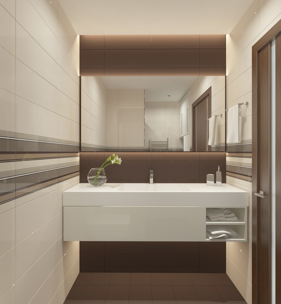 Дизайн-проект ванной комнаты от «Strekoza Design»