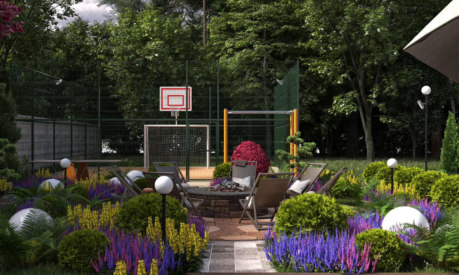 База отдыха.