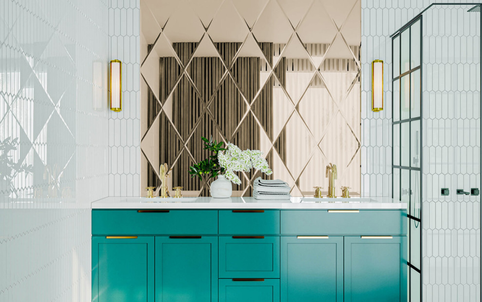 Обложка проекта: Зеркальное панно Рига