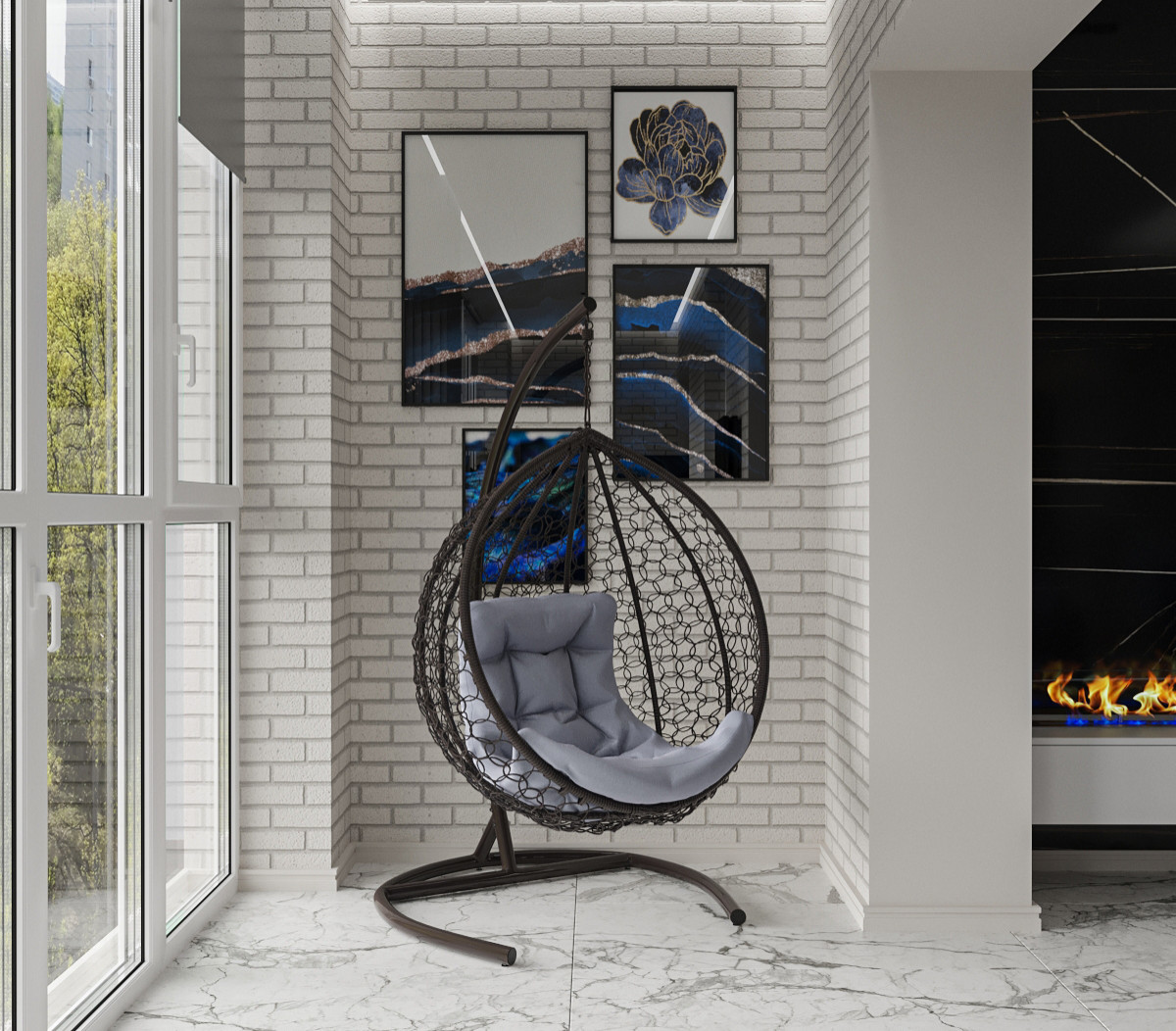 Двухуровневая квартира на Западном.