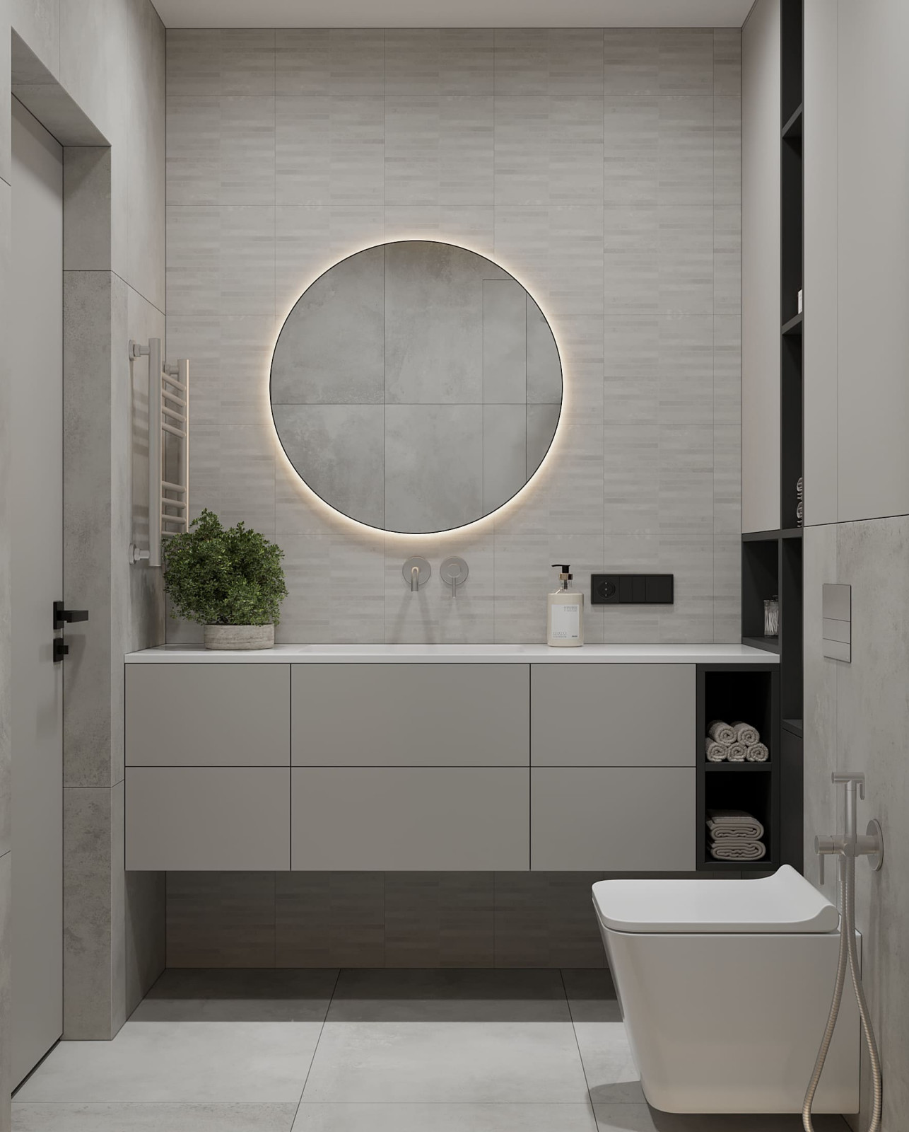 Дизайн-проект пентхауса для молодой пары