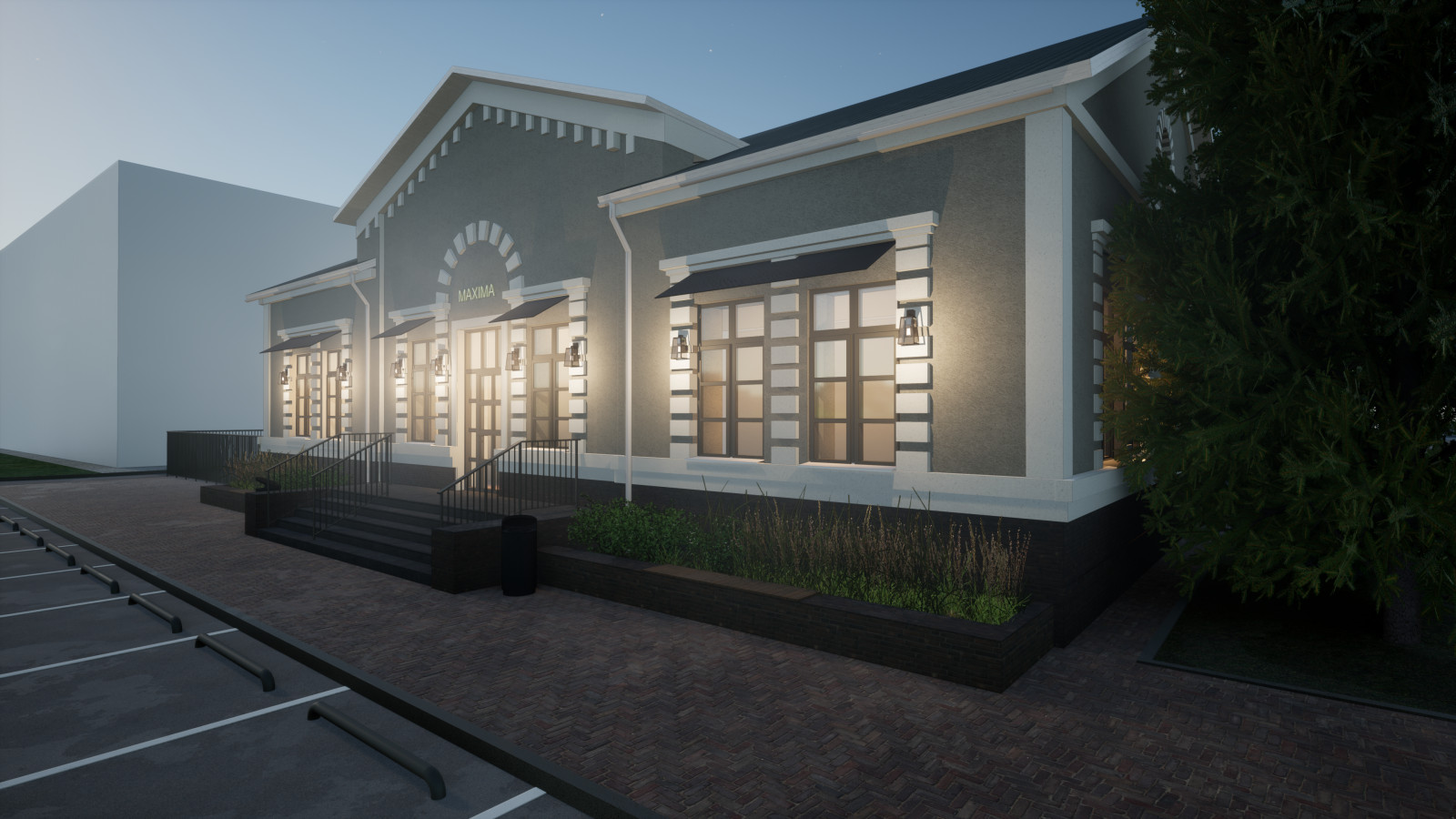 Дизайн-проект экстерьера для стоматологии "MAXIMA", Смоленск