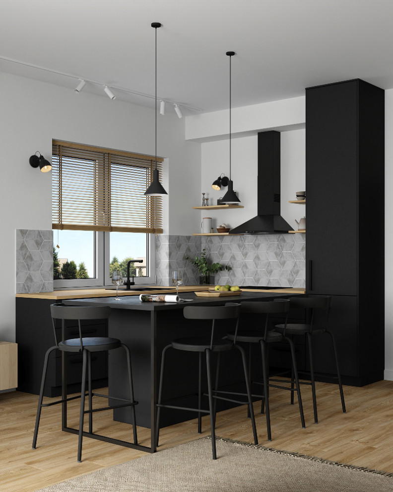 Обложка проекта: Кухня-гостиная в частном доме