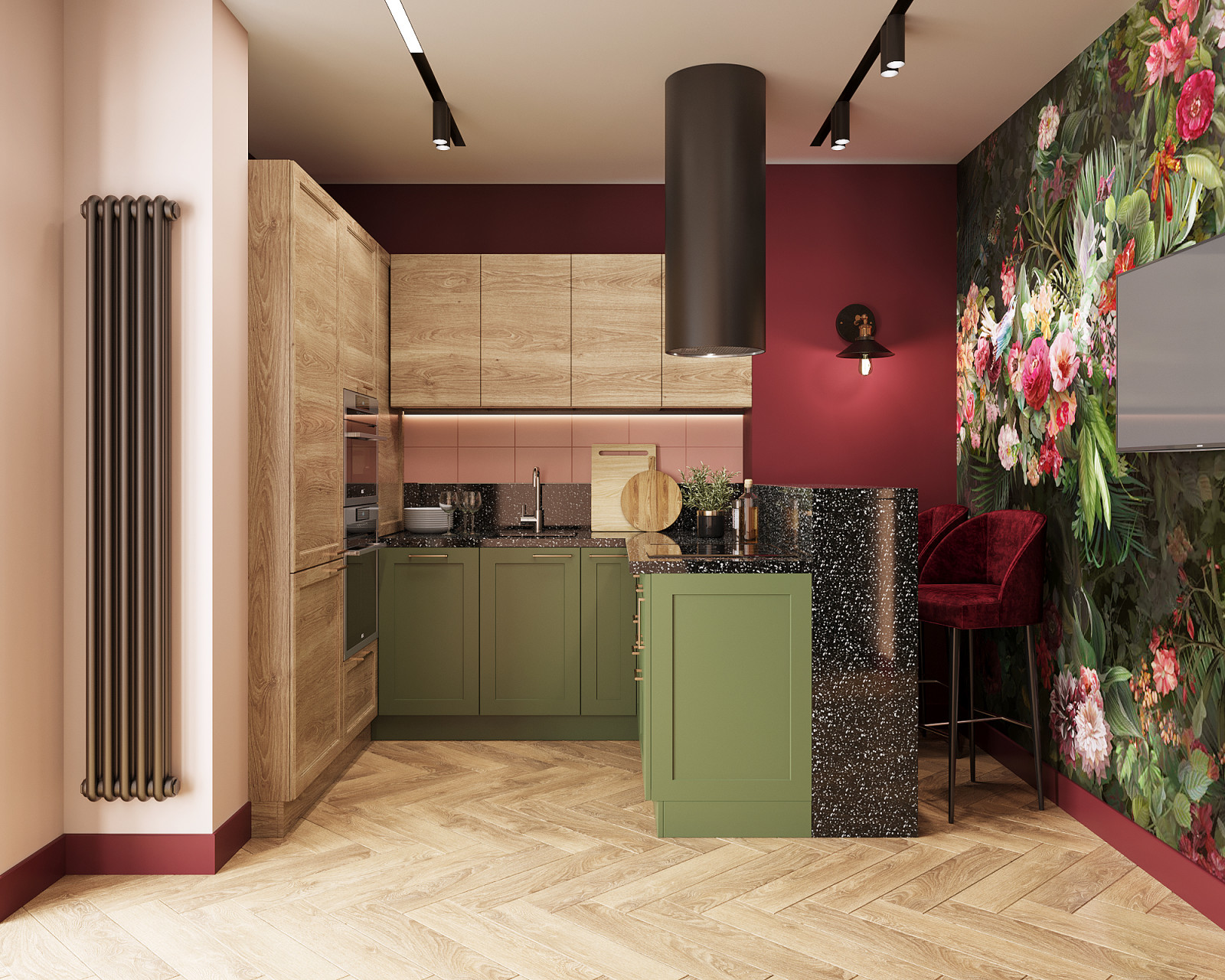 Сад наслаждений кухня 15 кв м