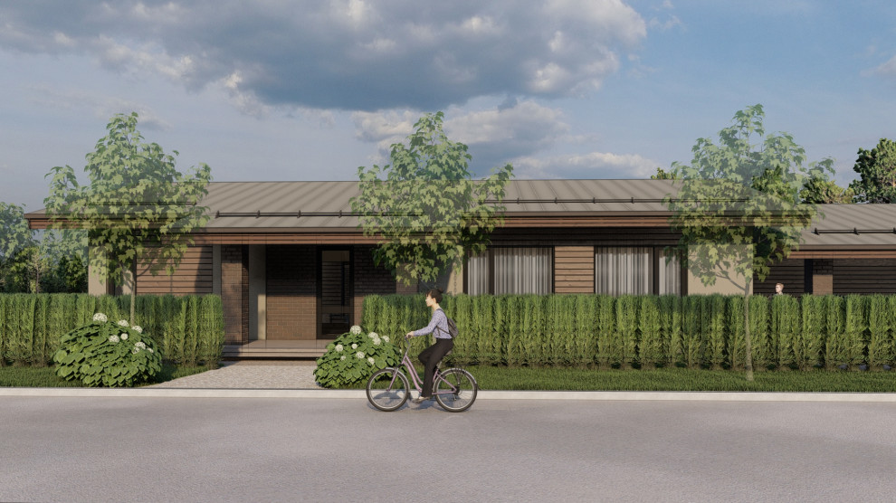 Практичный одноэтажный дом в г. Пенза