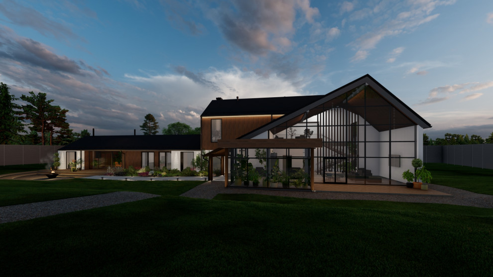 Комплекс зданий по каркасной технологии