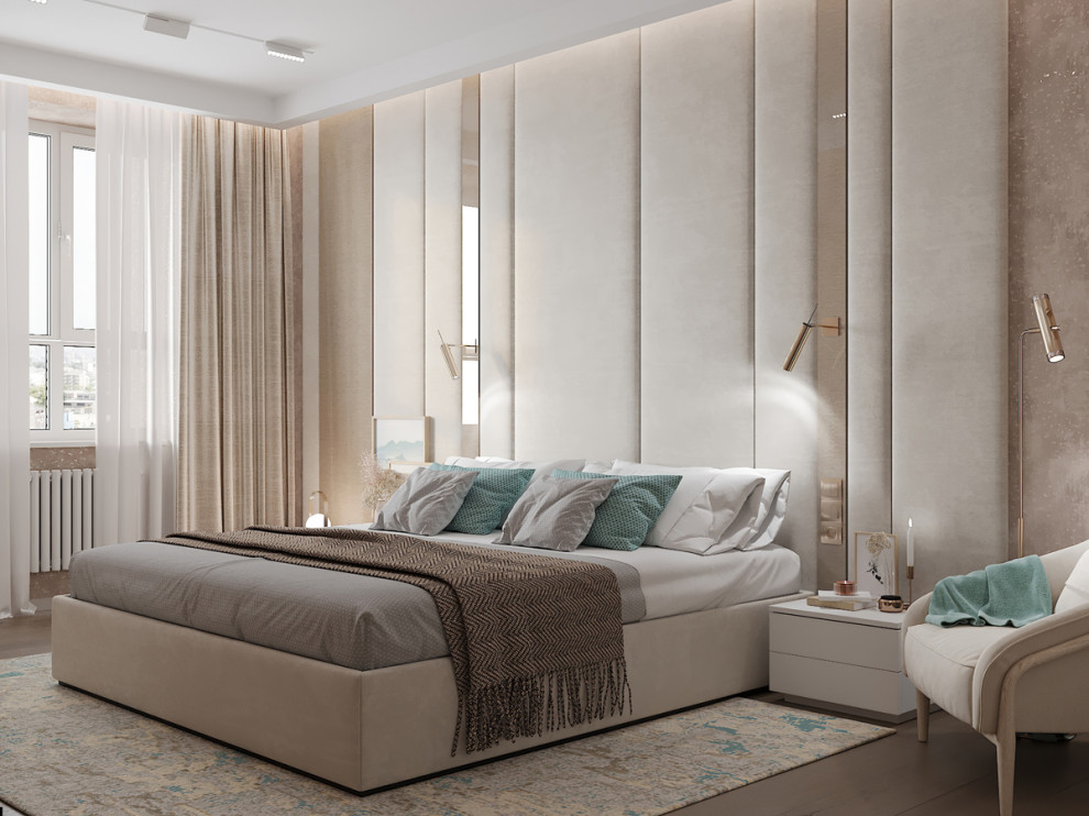 Современный дзен. ЖК Переулок Бульварный. Визуализация.