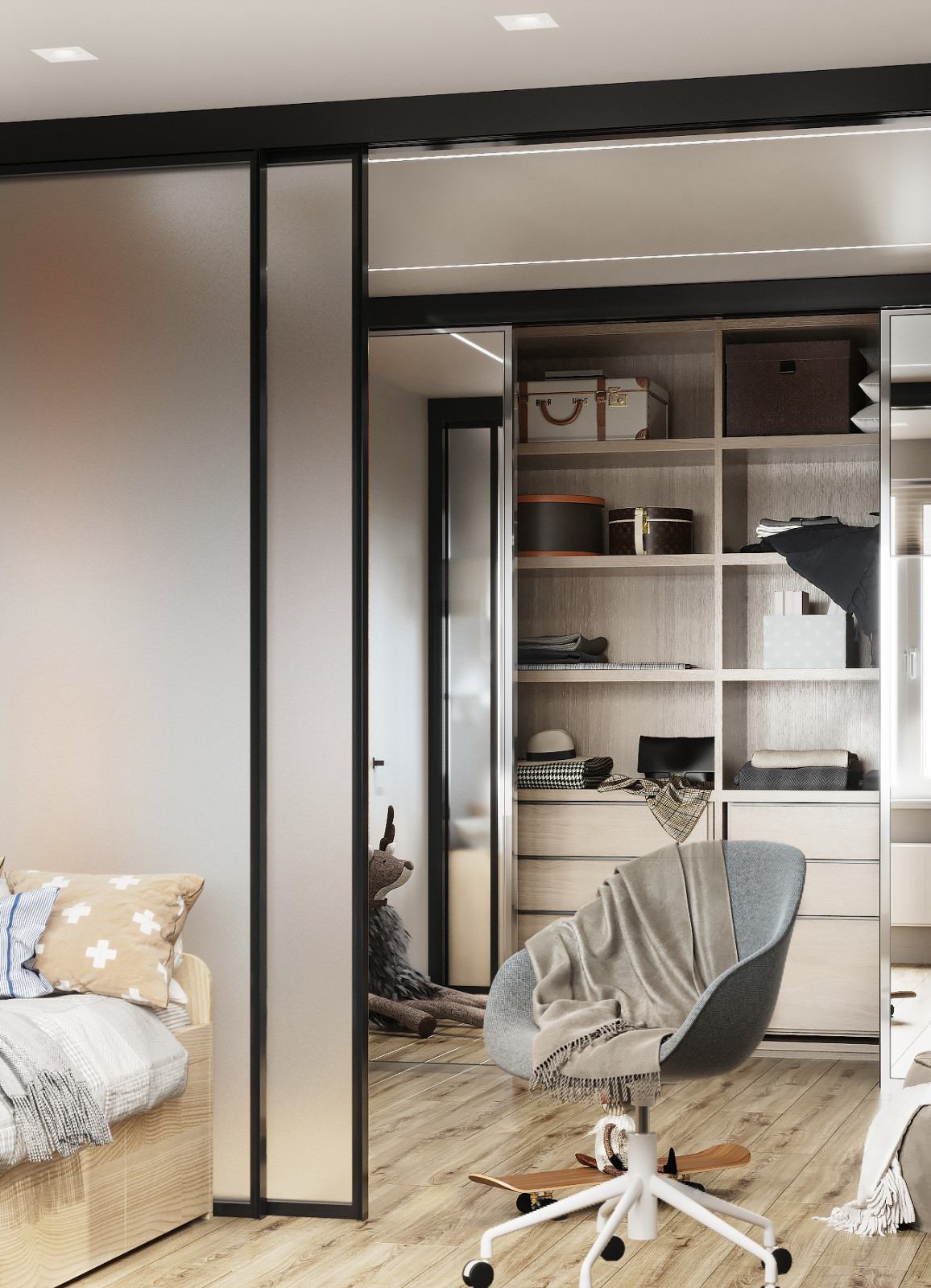 "Прикоснись к природе", квартира в Москве, 68 м2