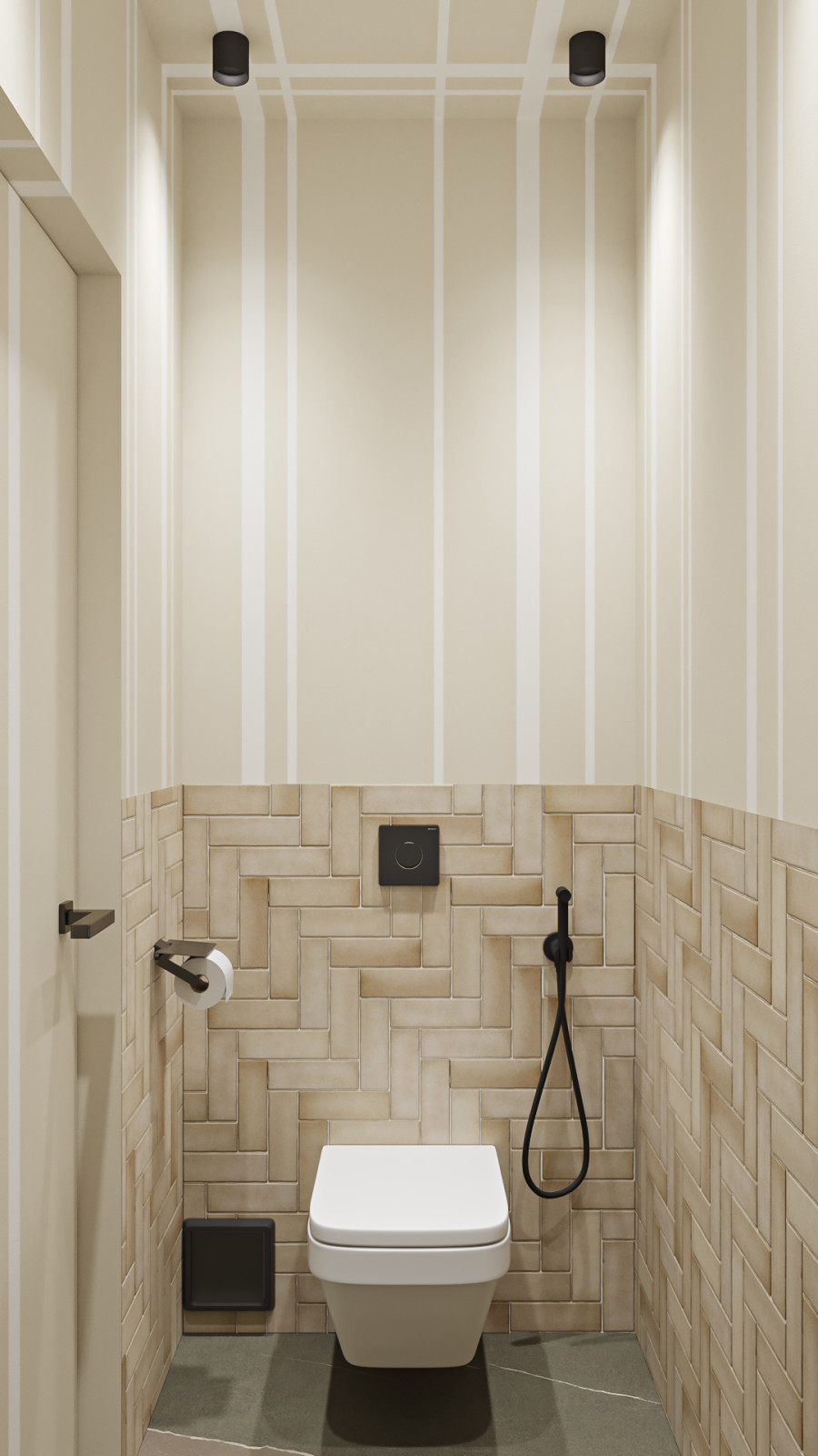 Оформление гостевого туалета