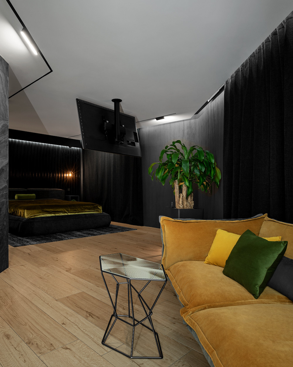 Black mood. Realization