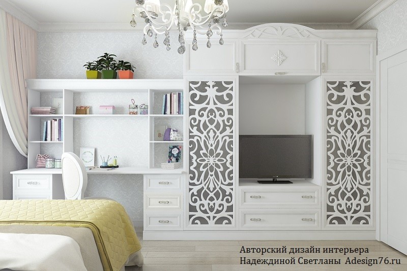 БЕЛАЯ КОМНАТА ДЛЯ ДЕВОЧКИ