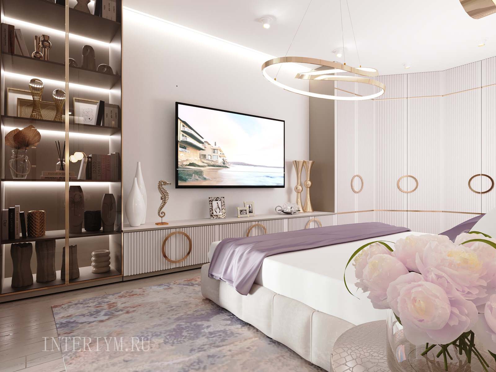 Дизайн спальни в ЖК "Троя", г. Волжский