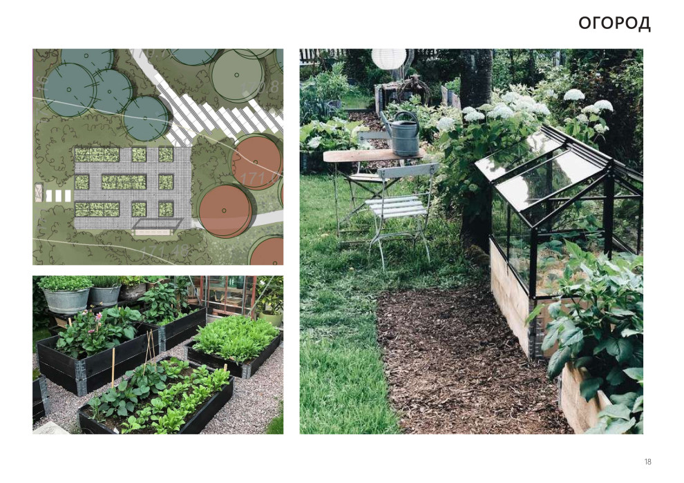 Проект частного сада Комарово