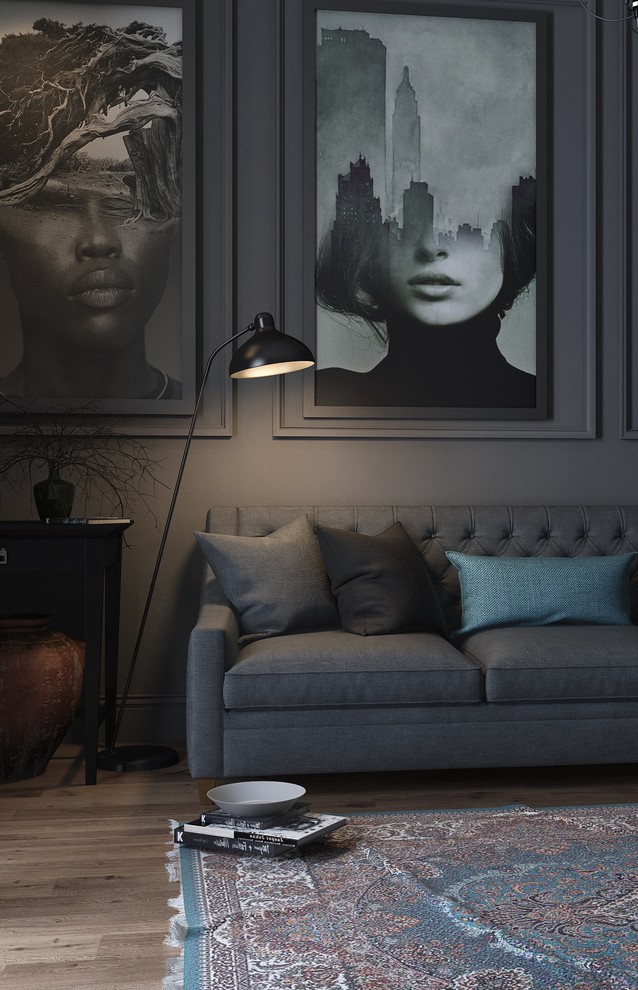 Дизайн проект гостиной