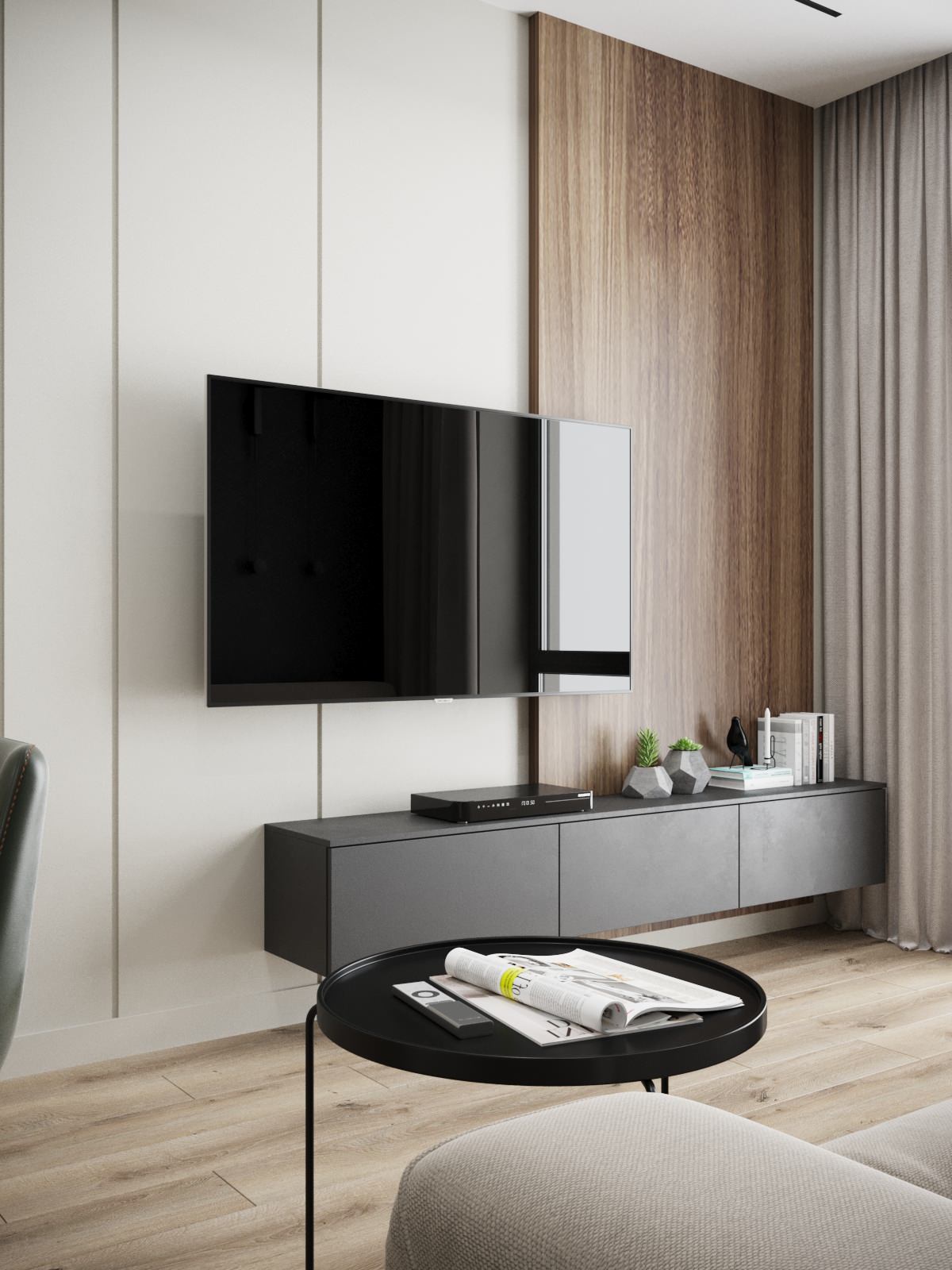 Обложка проекта: Квартира ещё одного холостяка в ЖК "Селигер сити" г. Москва