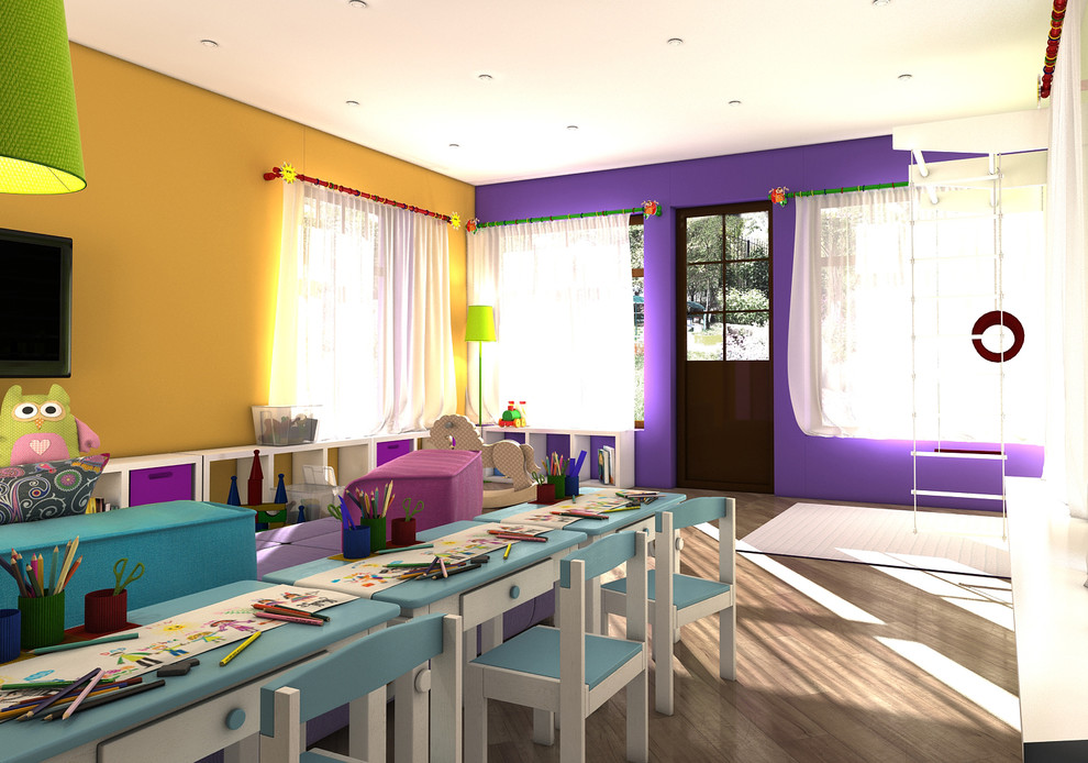 Обложка проекта: Игровая комната в загородном доме