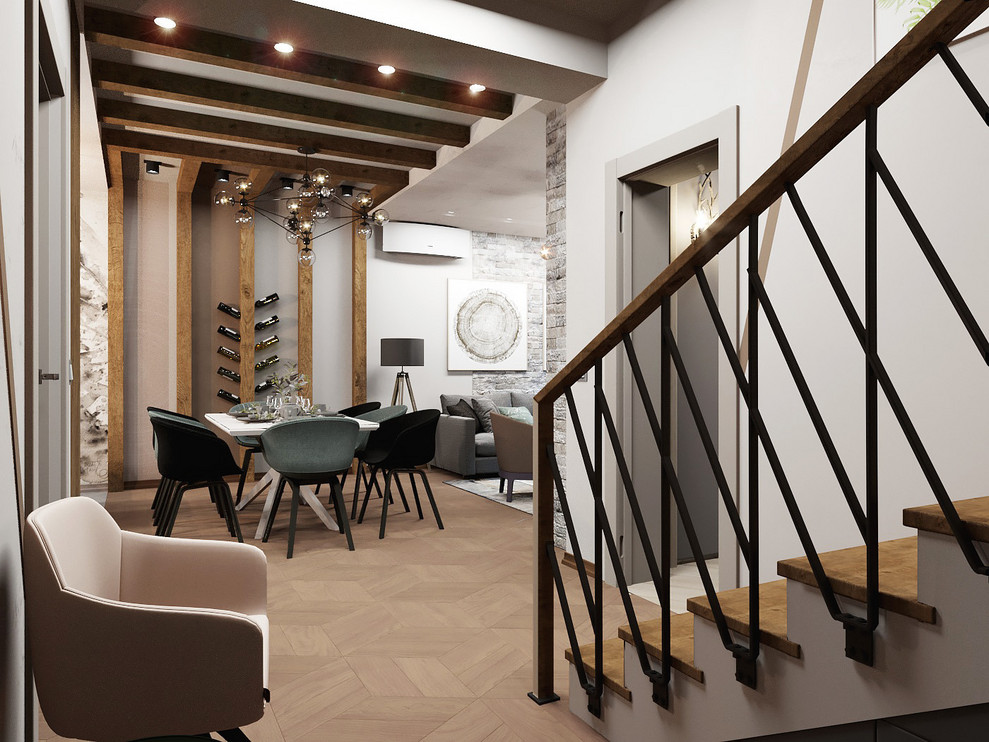 вход на 2 этаж в КП Алые паруса