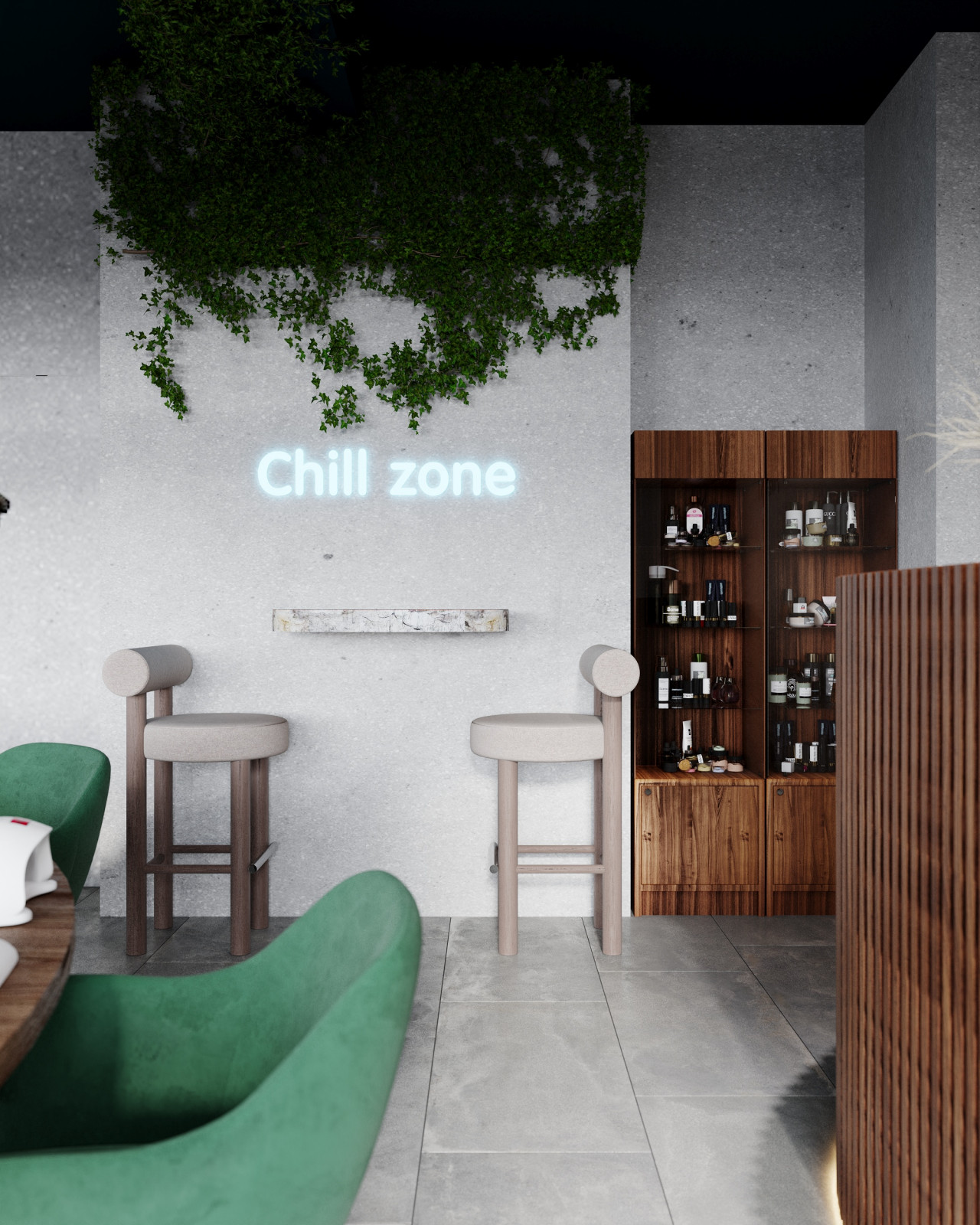 Коммерция. Салон красоты KUTIKULA 105 м². Проект разработан за 1 неделю