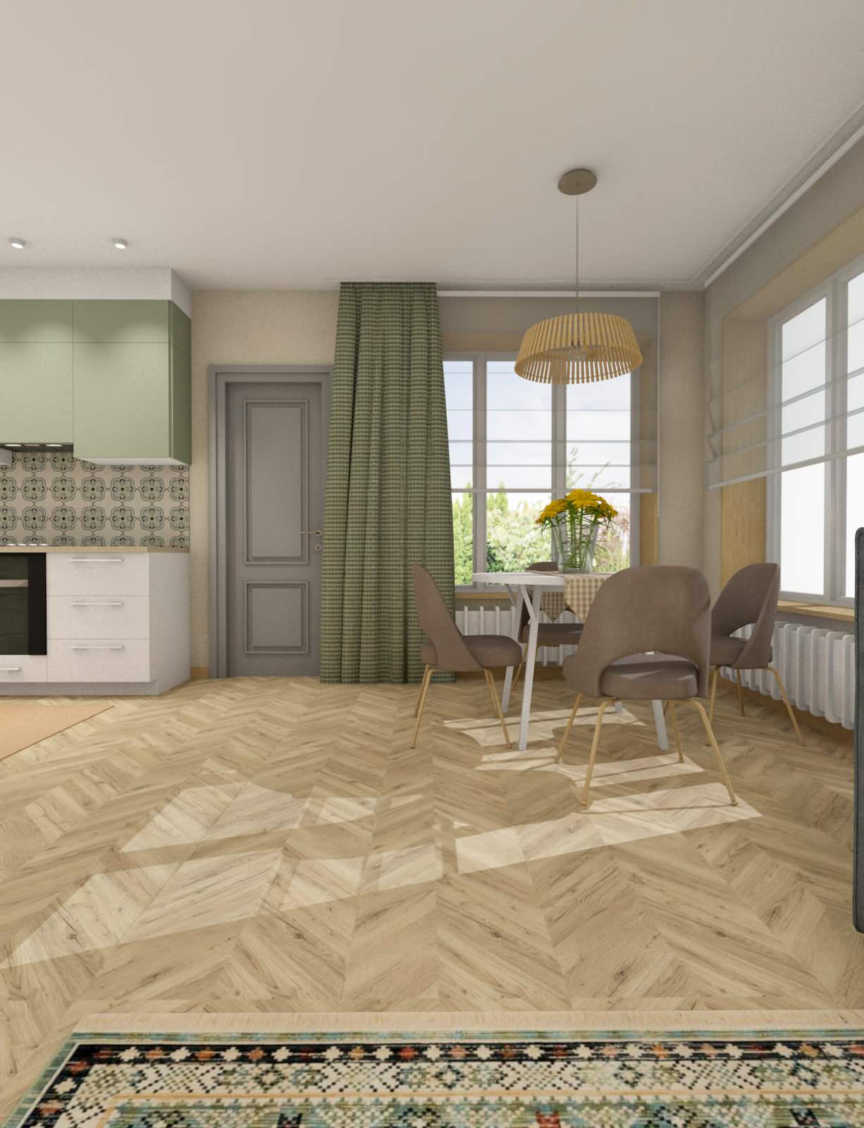 Частный дом для молодой семьи с ребенком