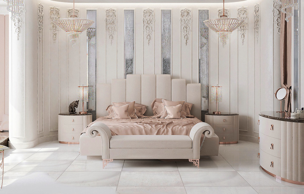 Роскошная спальня для молодой женщины