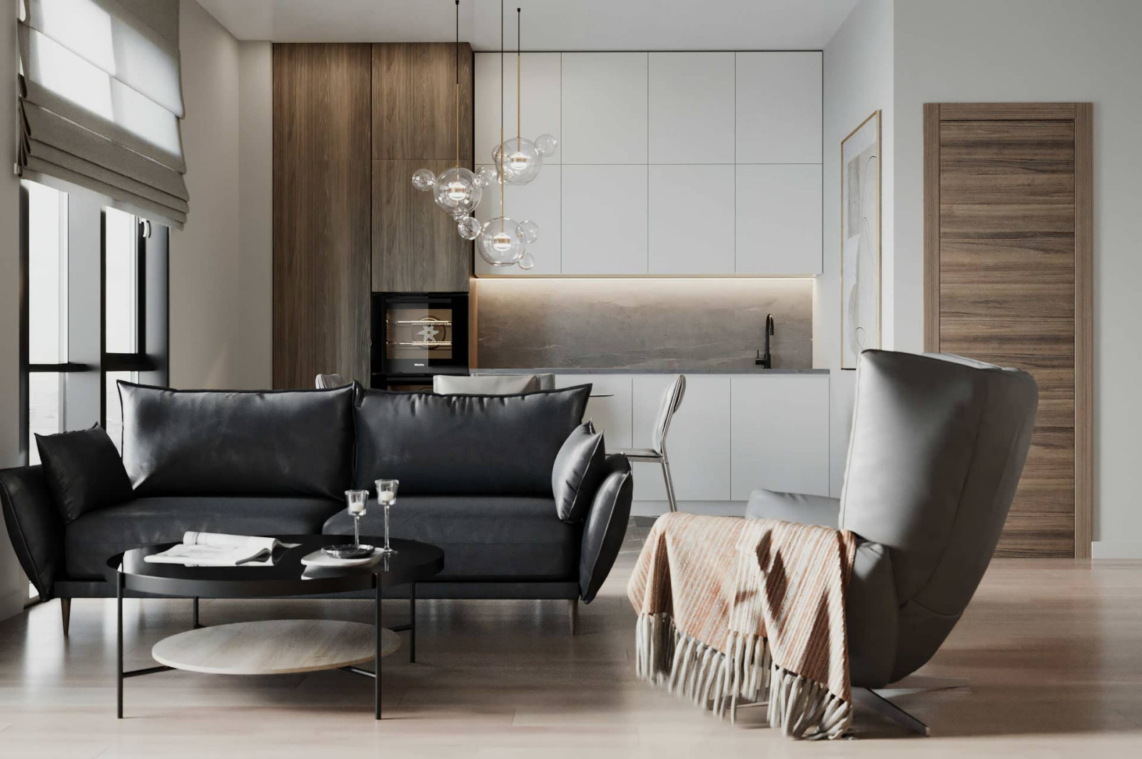 Дизайн и ремонт квартиры в ЖК «Фили Сити» — Кусочек Скандинавии