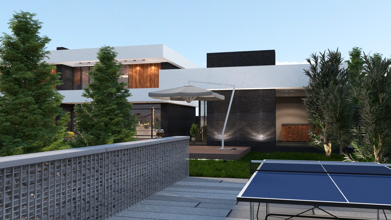 Дом Минимализм в пос.Позелы