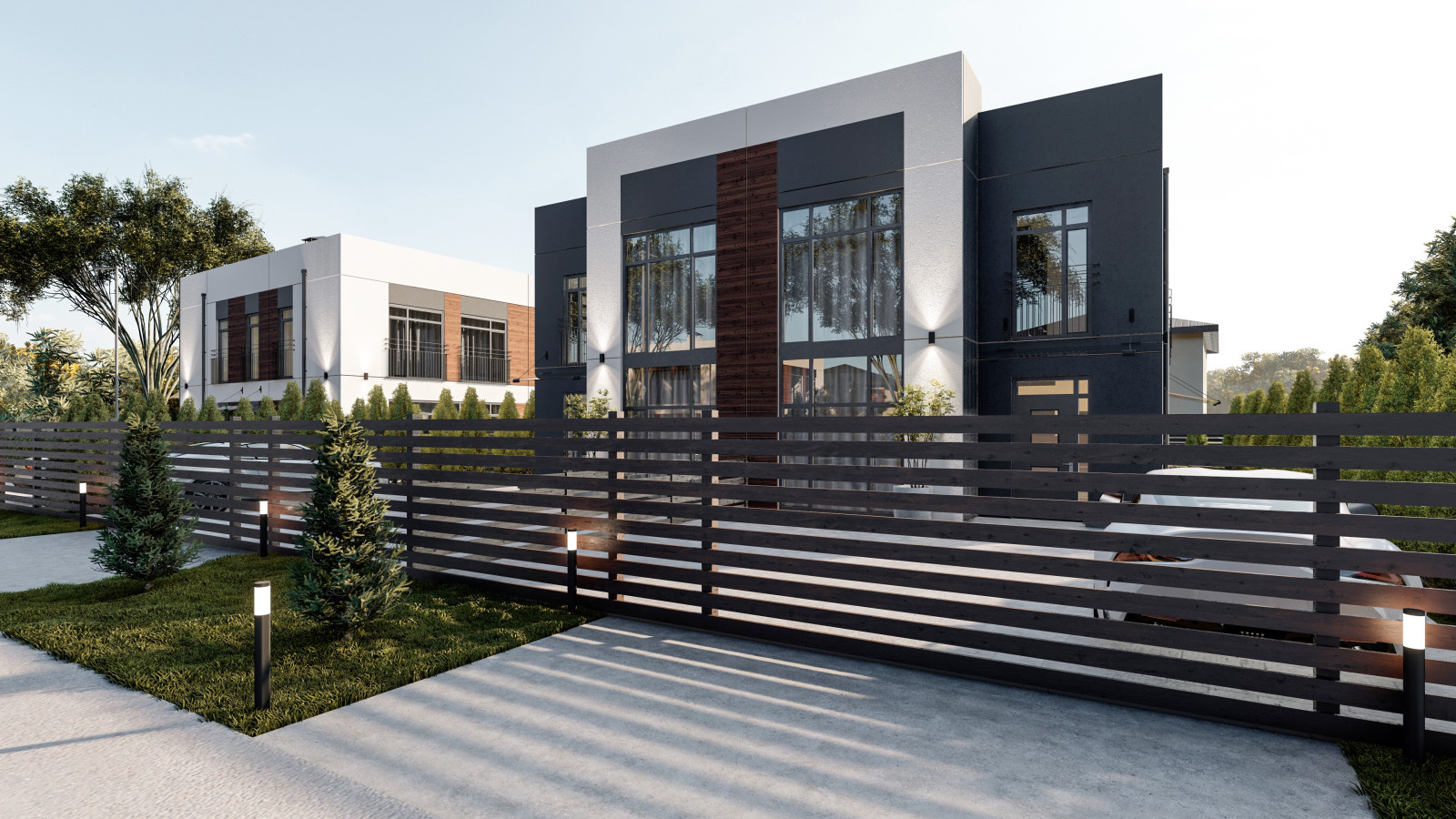 Обложка проекта: Жилые дома в поселке