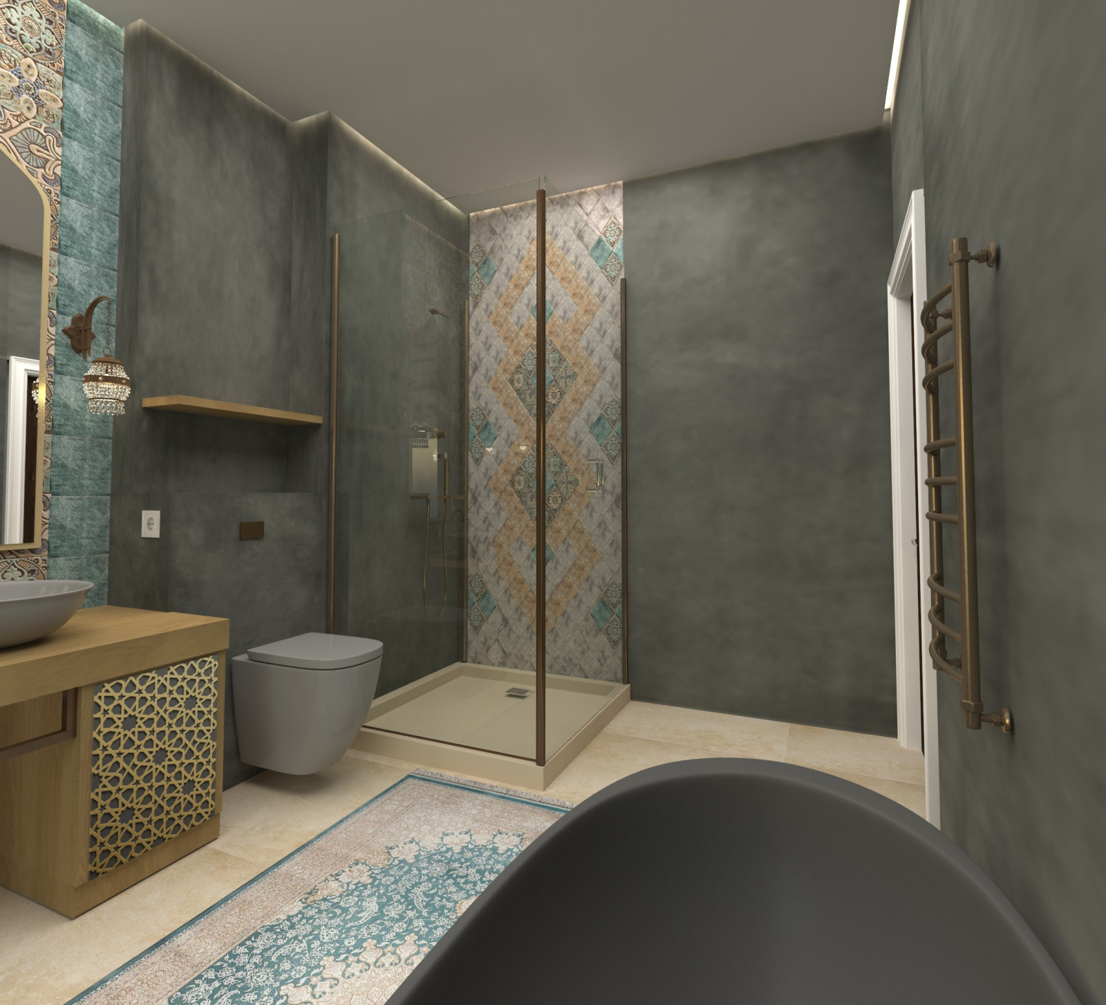 Мастер спальня в КП Новорижский